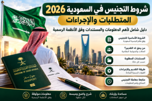 شروط التجنيس في السعوديه 2026 | المتطلبات والإجراءات