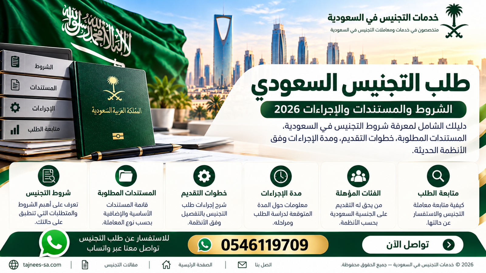 طلب التجنيس السعودي | الشروط والمستندات والإجراءات 2026